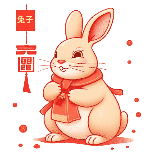 Rabbit of Prosperity Chinese New Year