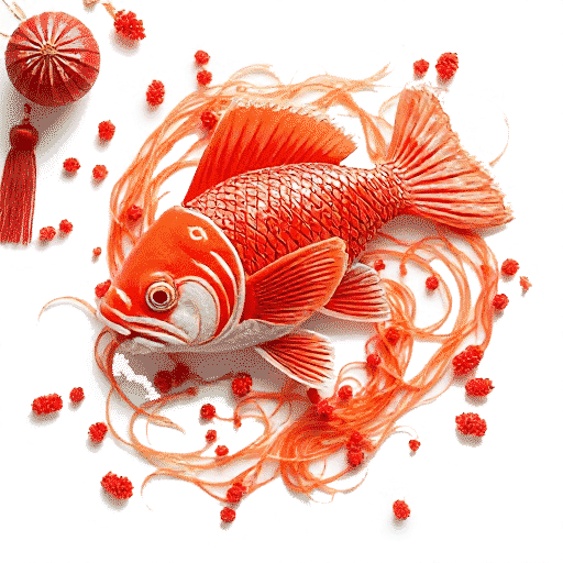 Yusheng Fish Chinese New Year
