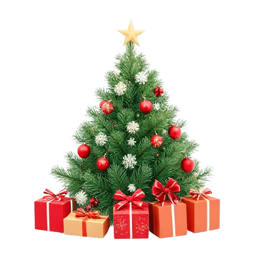 presents under the tree
