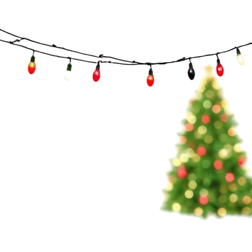 Christmas lights display