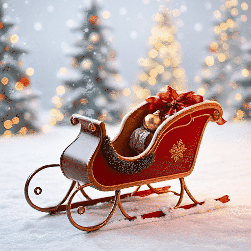 sleigh scene
