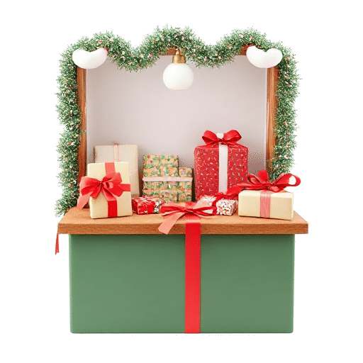 gift wrapping station