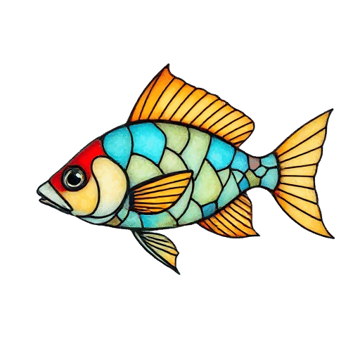 Stained Glass Fish
