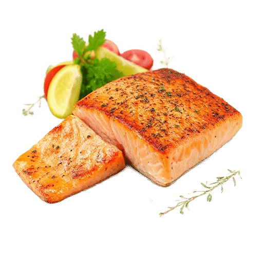 Grilled salmon