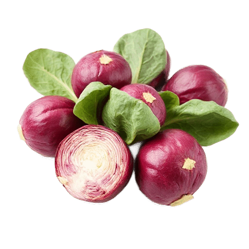 Red Brussels sprouts