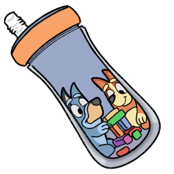 Bluey sippy cup