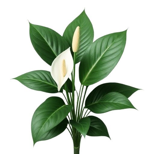 Peace Lily Spathiphyllum wallisii plant