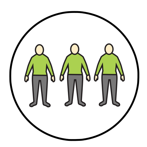 Ensemble de plusieurs personnes