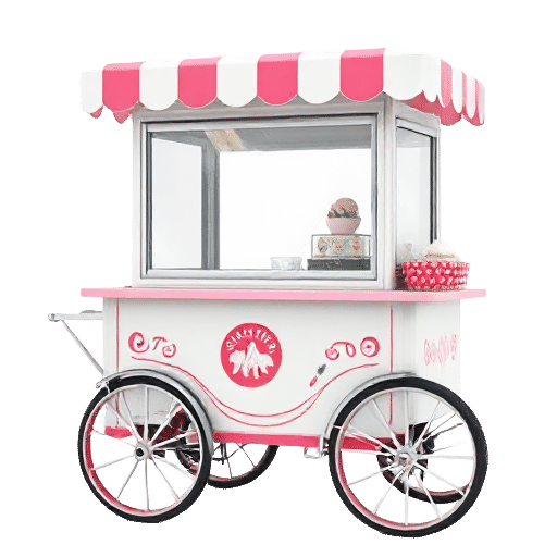 ice cream wagon