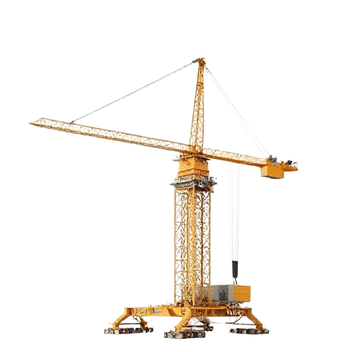 self erecting tower crane