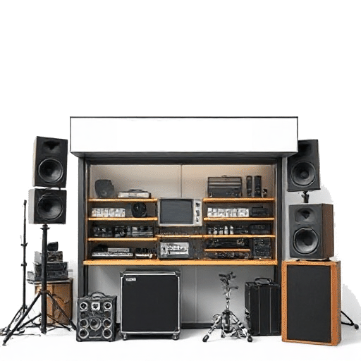 sound equipment rental store