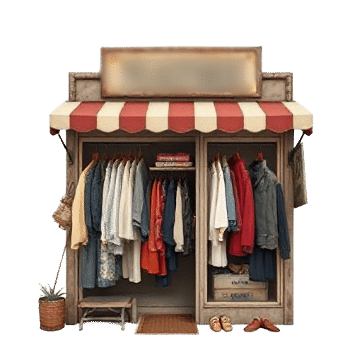 vintage clothing store