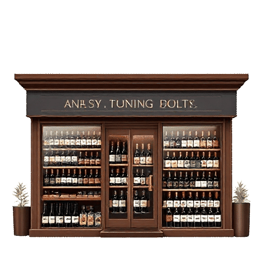wine and spirits store