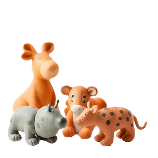 Clay Animal toys
