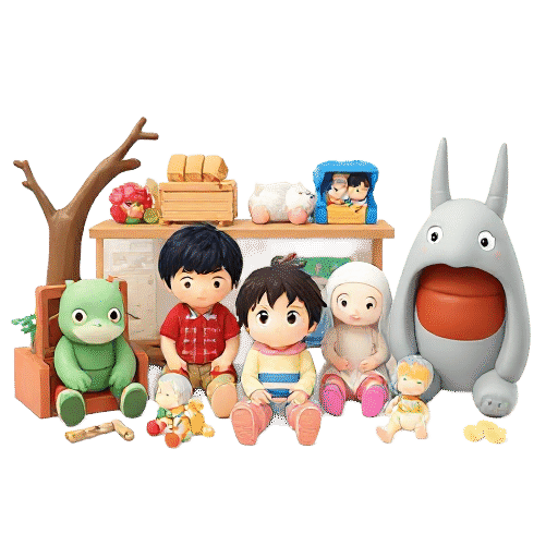 Hayao Miyazaki's Studio Ghibli Character toys