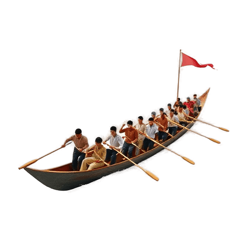 Lao racing boat