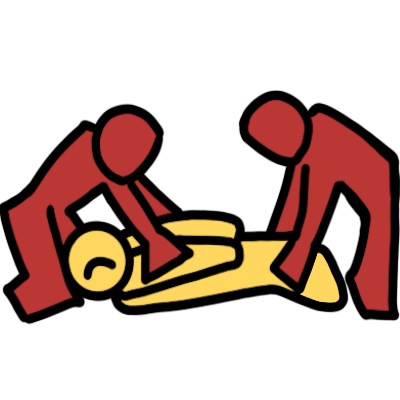 prone restraint (two person)