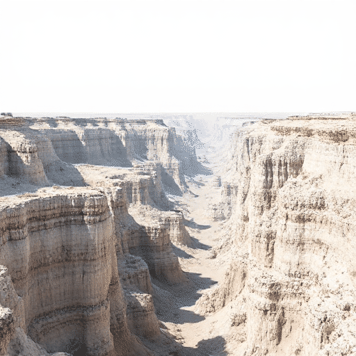 Badland gullies