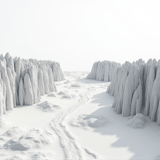 Badland gullies