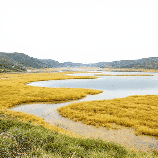 Brackish lakes