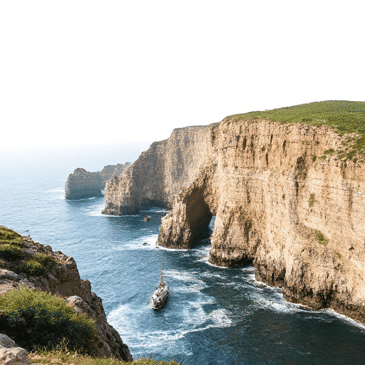 Coastal cliffs