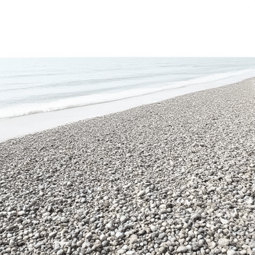 Gravel beaches
