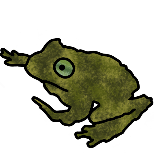 mossy frog