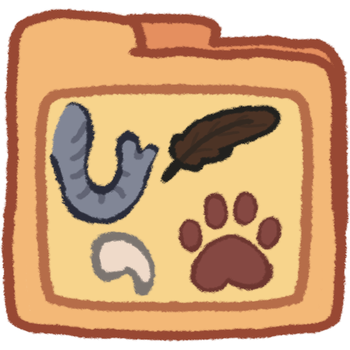 animal parts folder