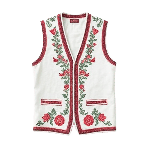 Embroidered Vest