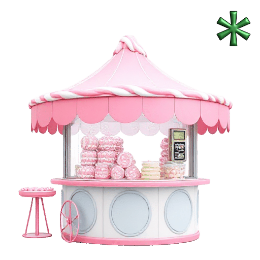 candy floss stands