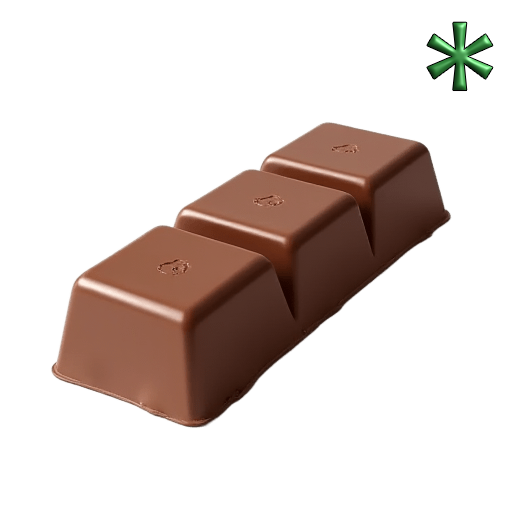 chocolate cubes