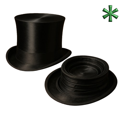 collapsible opera hats