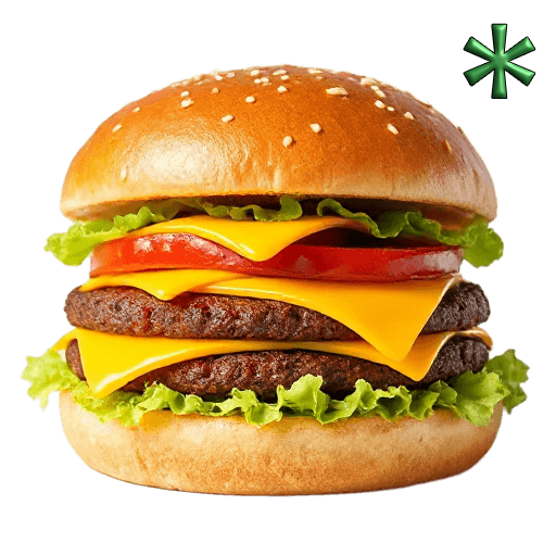 double cheese burgers