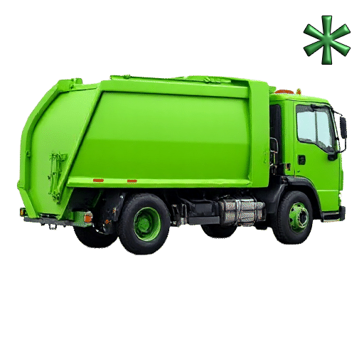 garbage trucks