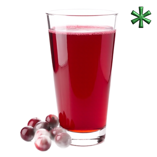 glasses of cranberry juice