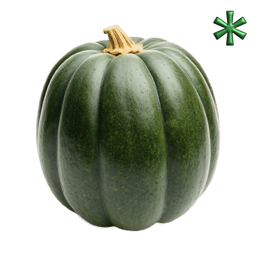 green acorn squashes