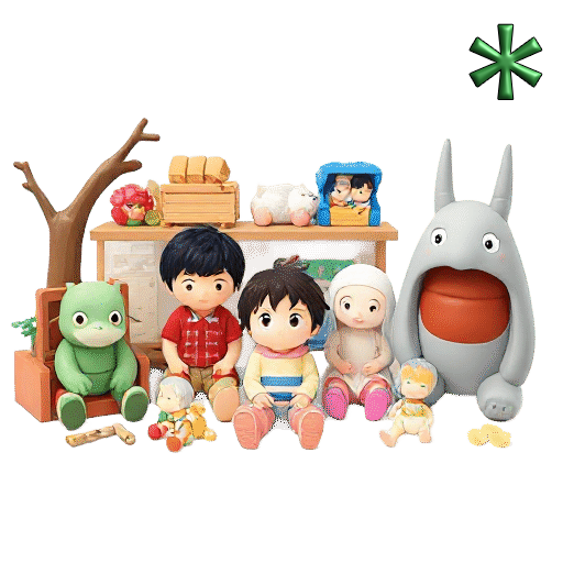 Hayao Miyazaki Studio ghibli character toys