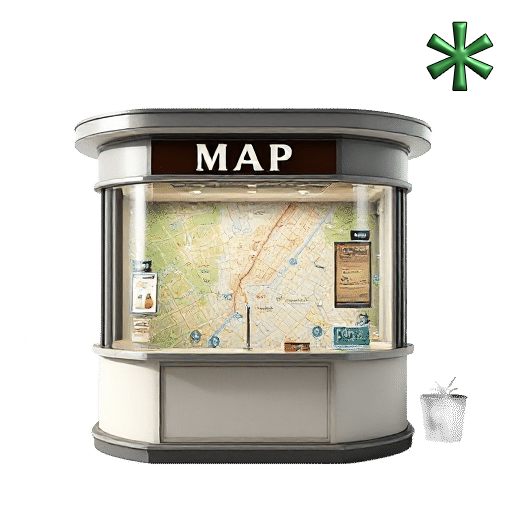 mall map booths