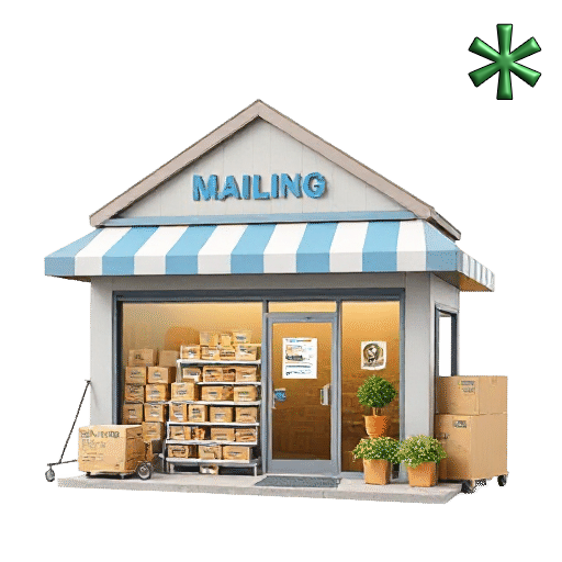 mailing and shipping stores