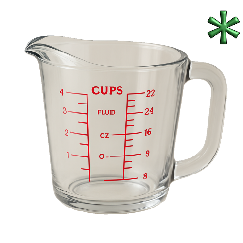 measuring jugs
