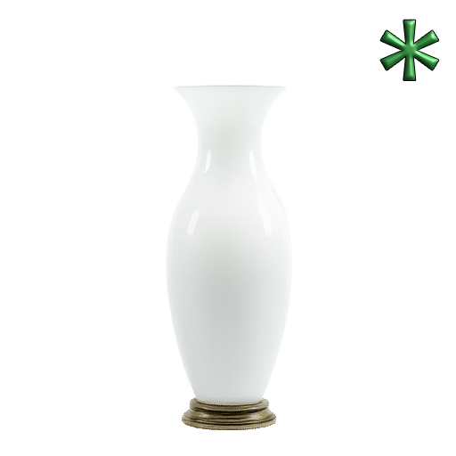 milk glass vases