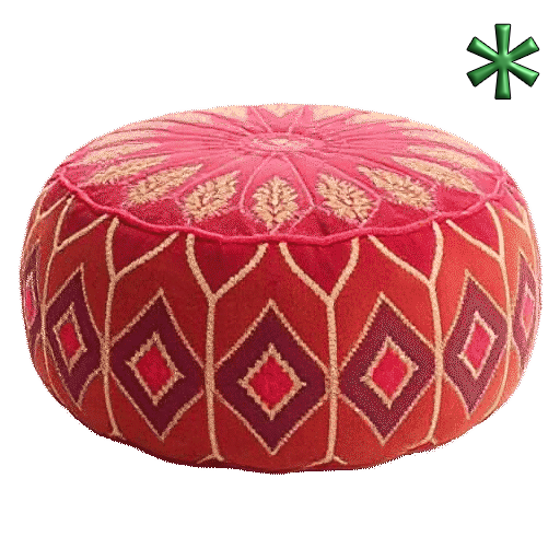 Moroccan poufs