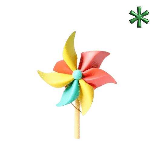 pinwheels or toy windmills