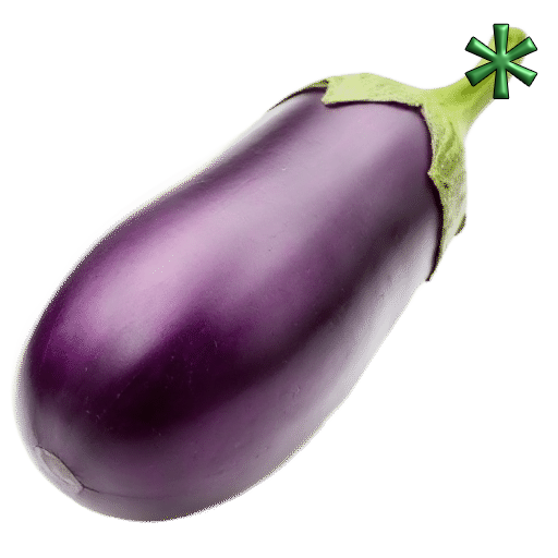 purple eggplants