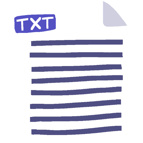 TXT file format (Text File)
