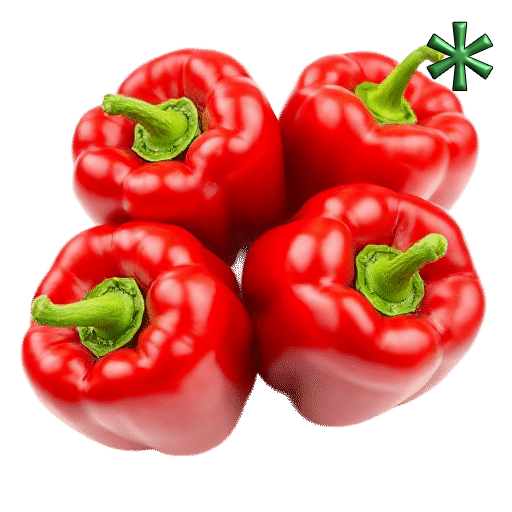 red bell peppers