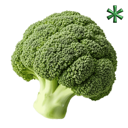 Romanesco broccoli stems