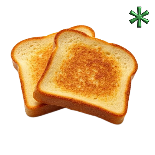 toasted slices of bread