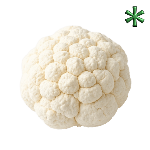 white cauliflowers