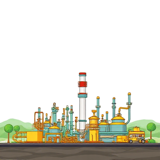 oil refinery